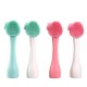 Best Selling Products Luxury Makeup Bristle Facial Fan Liquid Massage Cleaning Brush Silicone Face Cleaner